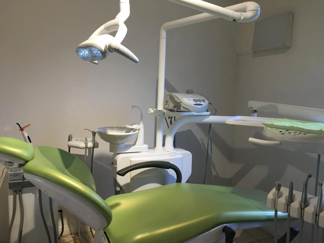 Sillón odontológico del consultorio