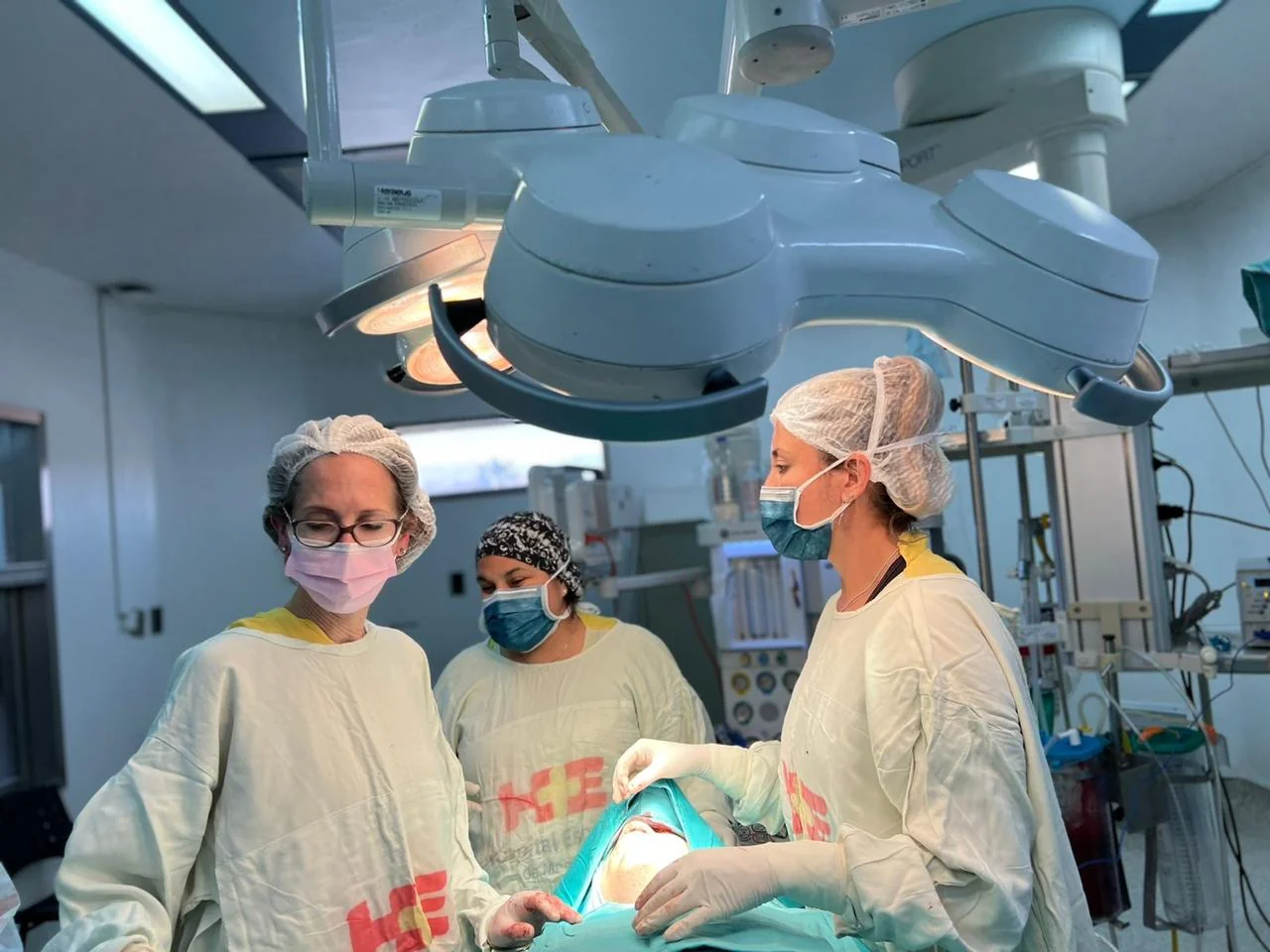 Equipo en cirugía ortognática